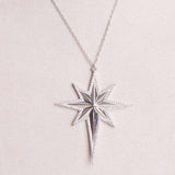 Felizmoda North Star Necklace & Pink Rose Bouquet
