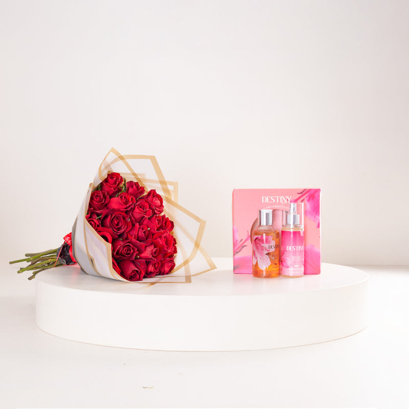 Soul & More Destiny set of 2 | 20 Red Rose Bouquet