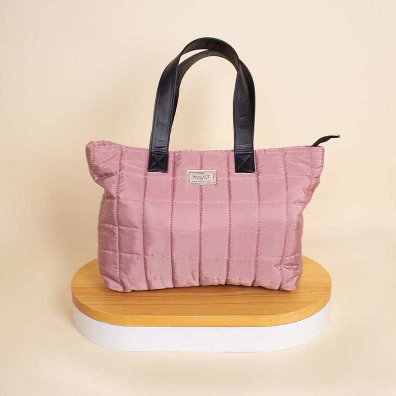 Pavo Tote Bag Handbag - Light Purble