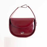 Cocan Half-Moon Bag — Burgundy