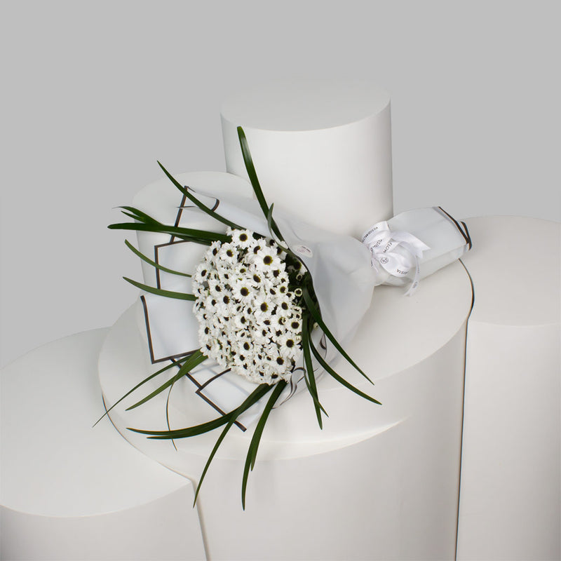 White Reagan Bouquet