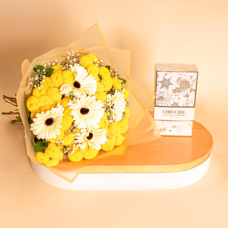 Carolina Herrera Good Girl with Chrysanthemum, Gerbera