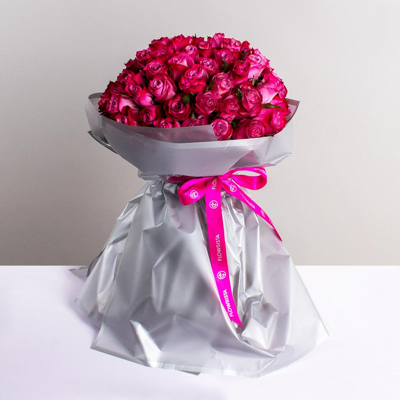 Luxurious Pink Rose Bouquet