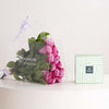 12 Purple Roses Bag with Patchi 1kg