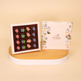 Fleur 16 Pieces Belgian Chocolate Bonbons
