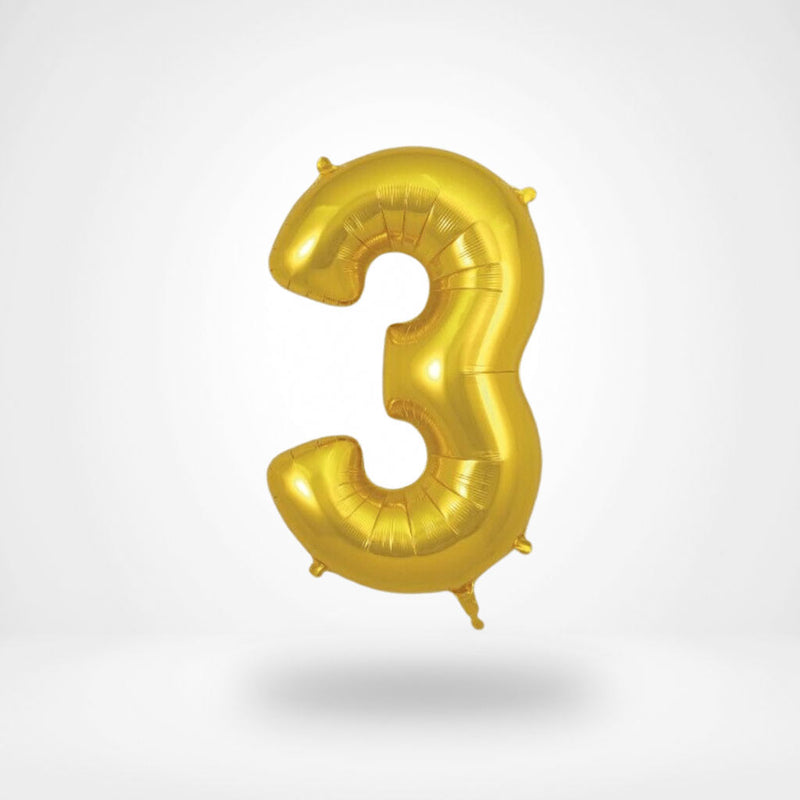 Number 3 Balloon