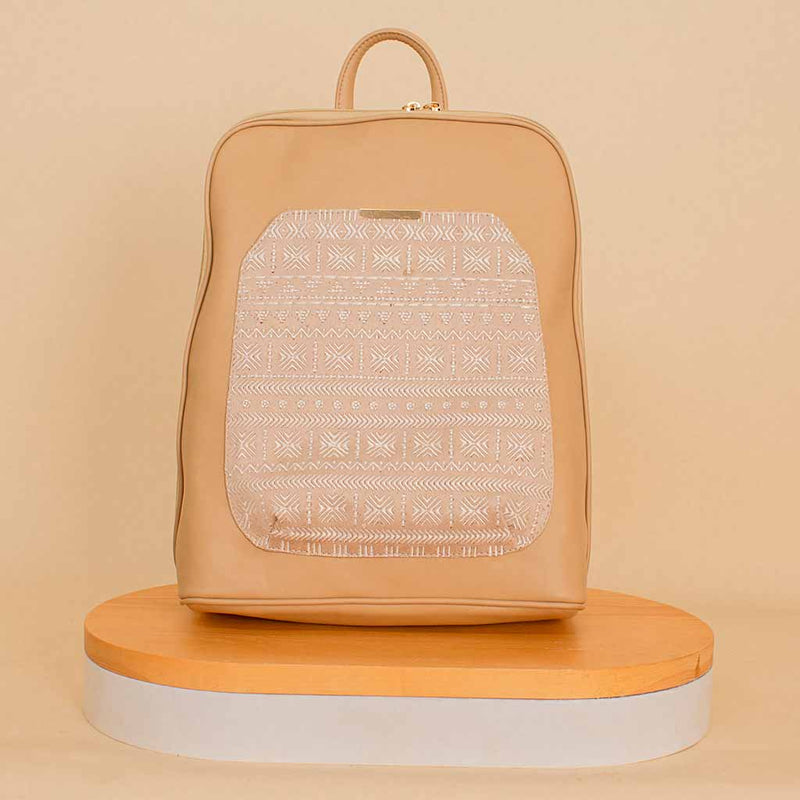 Pavo Laptop Backpack - Beige