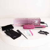 CH&BE Wide Straightener & Pink Roses Bouquet