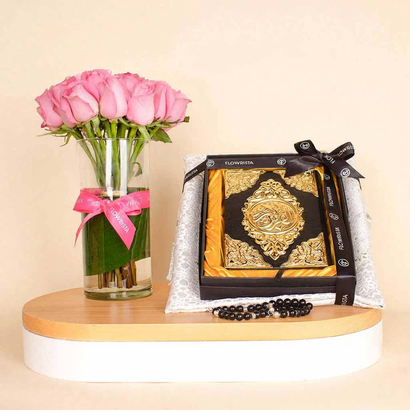 Ramadan spiritual set | Pink Flower Vase