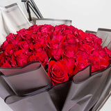 Luxurious Bouquet of Red Roses