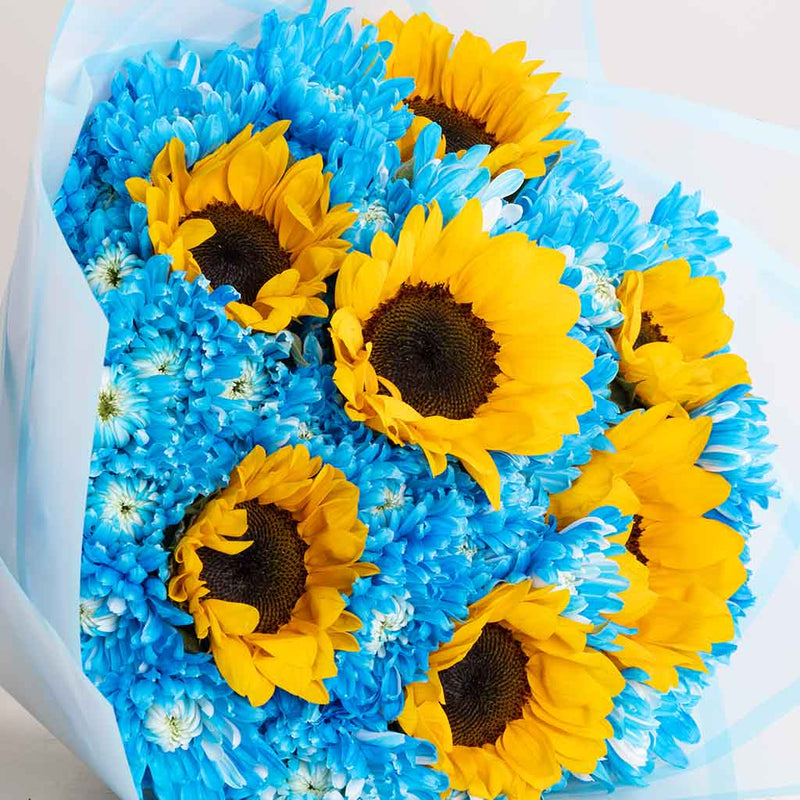 Sunflower Chrysanthemum Bouquet