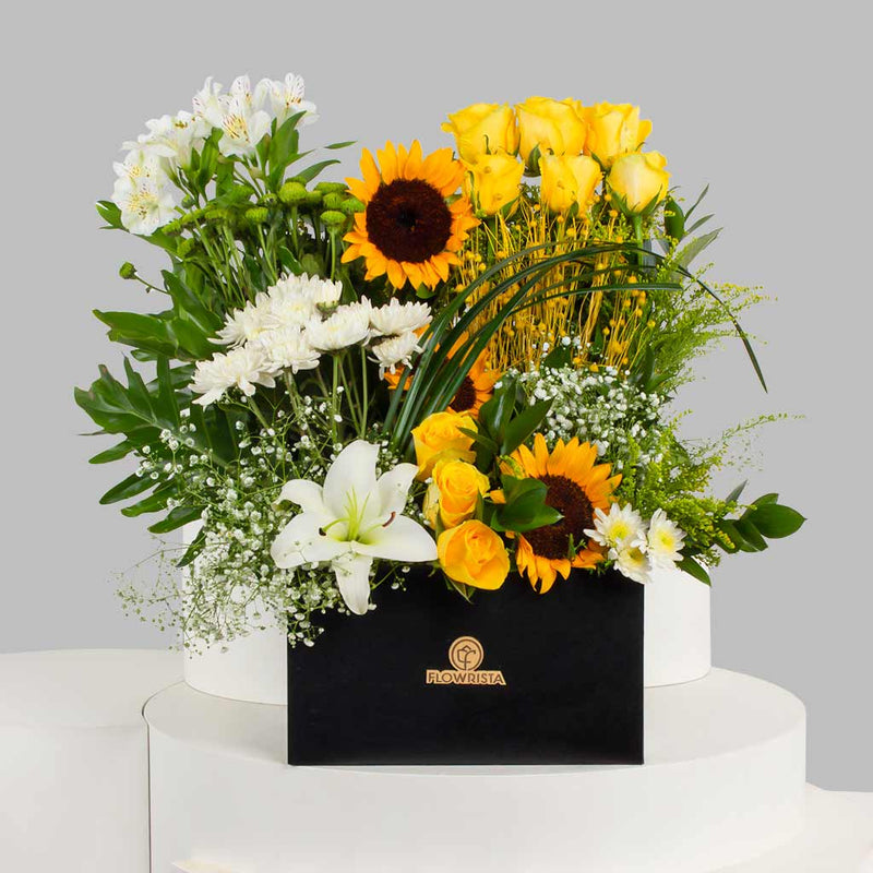 Yellow and White