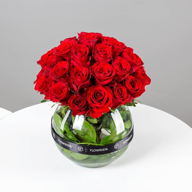 Romantic Red Roses Bouquet