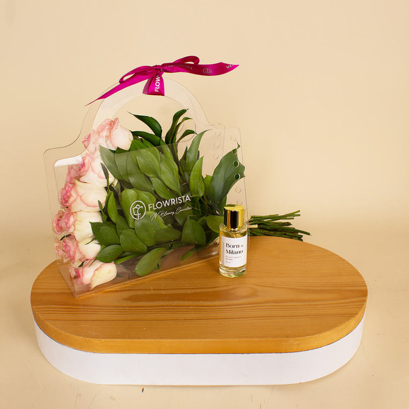 Nuit Fragrances Born In Milano | Purple Flower Bag