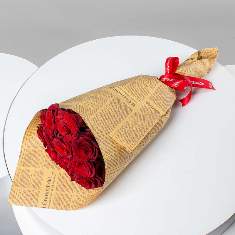 Vintage Red Roses