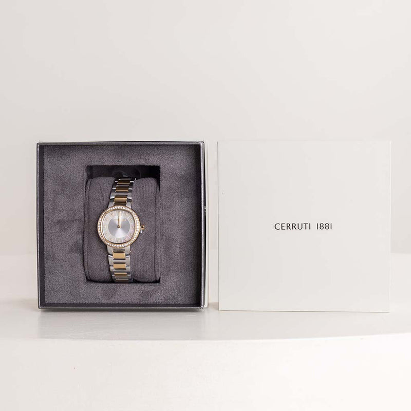Cerruti 1881 Bellegra Watch & 15 Revival Roses Hand Bouquet