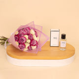 Areej Rose Oud with Mix Roses Bouquet