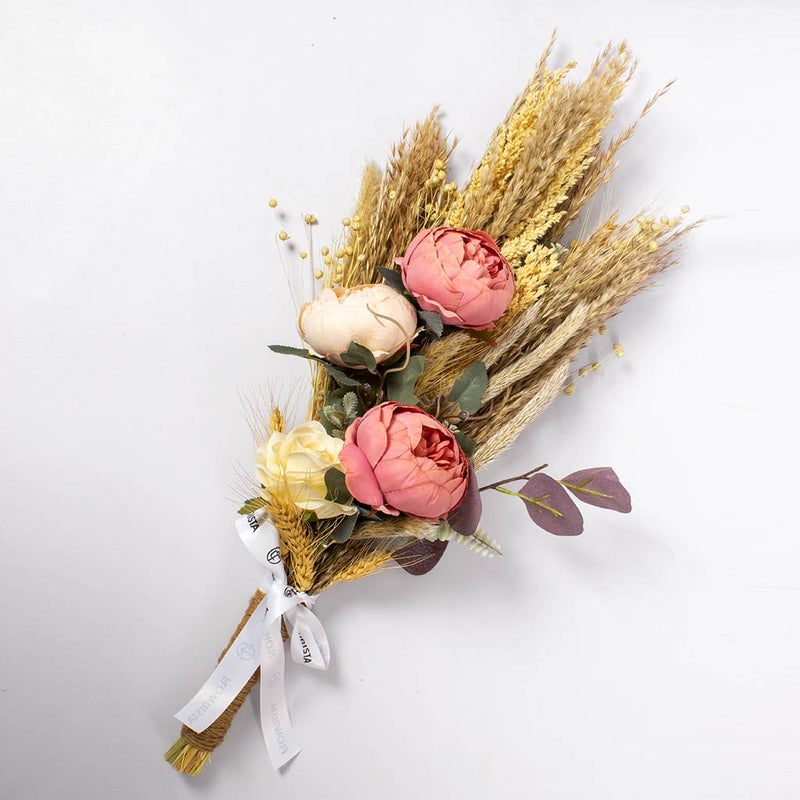 Wedding Bouquet with Artificial Peony & Hydrangea