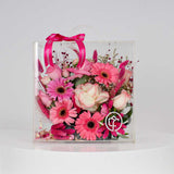 All in pink roses box