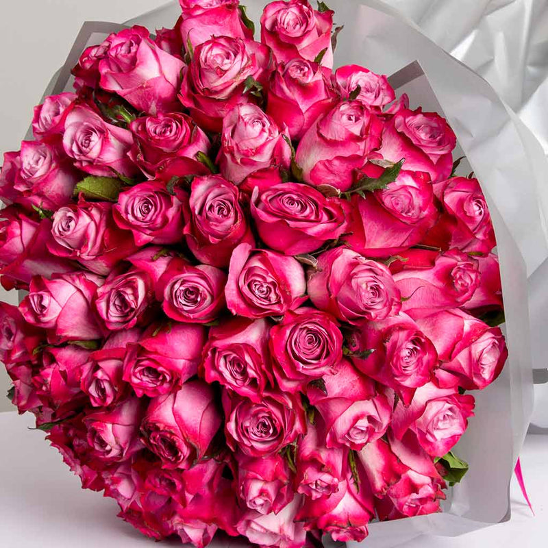 Luxurious Pink Rose Bouquet