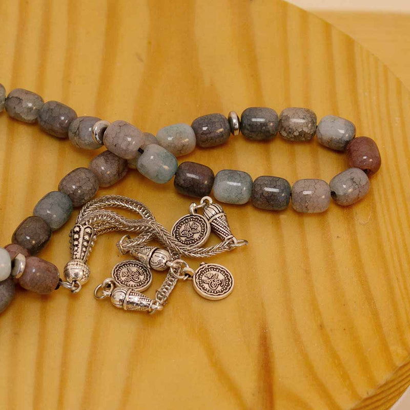 Marble Rosary - Brown