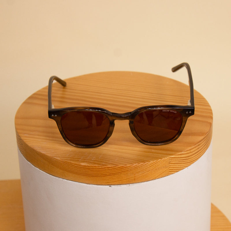 Sedrak Honeycomb Brown Sunglasses – Summer Collection