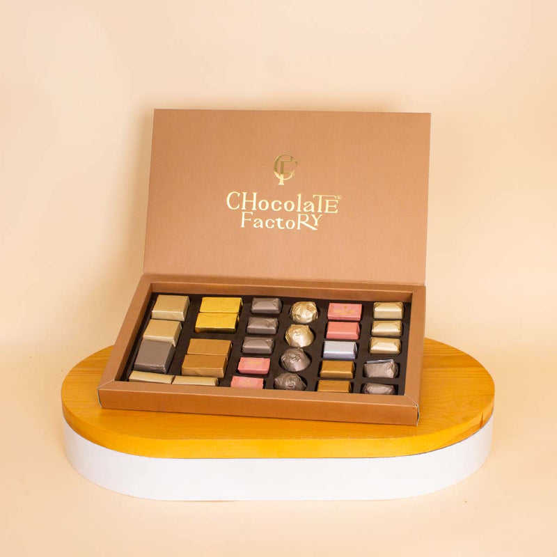 Chocolate Factory Luxe Box – 28 Pieces
