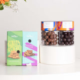 Moko Chocolate Selection & Gerbera Mixed Vase