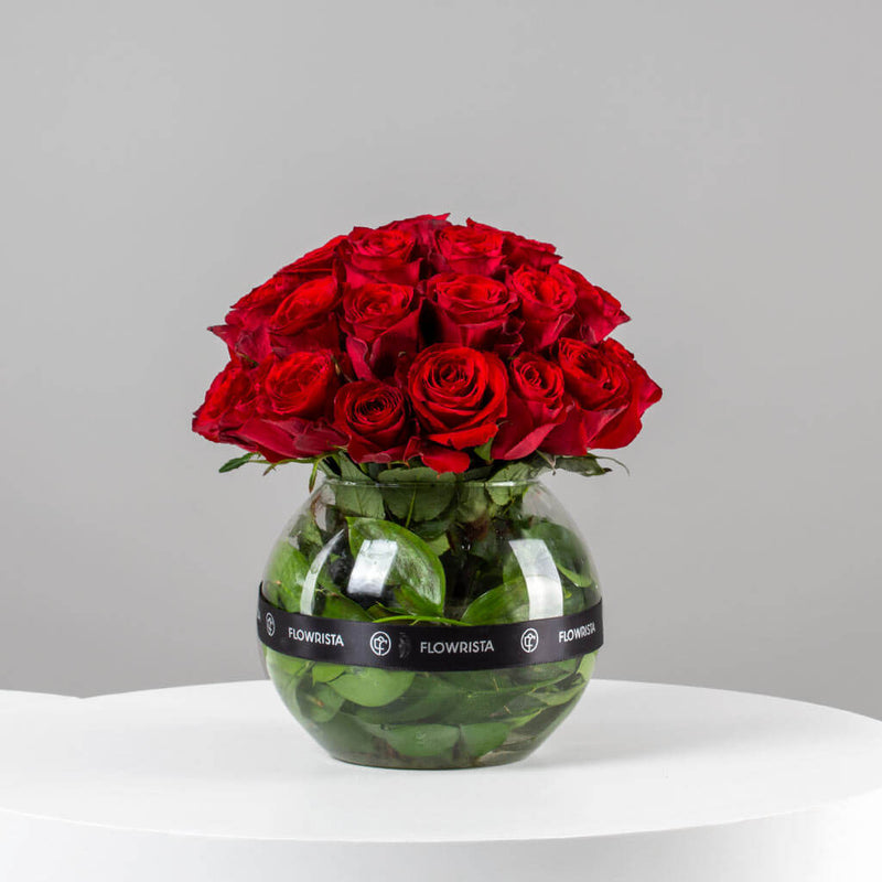 Romantic Red Roses Bouquet