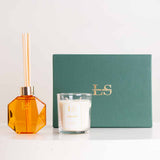 Livora Scents Oud Noir Bundle & White Roses Vase