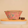 Pavo Fanny Pack Beige With Colorful Flowers