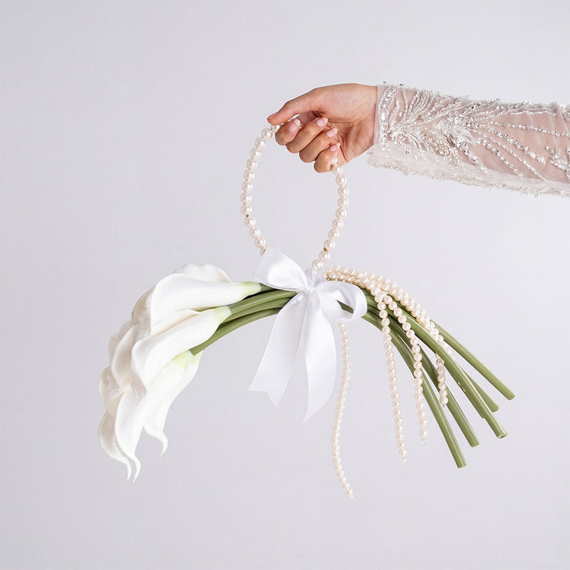 Pearl Calla Bridal Bouquet