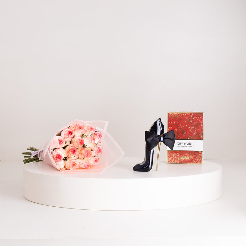 Carolina Herrera Good Girl Bowtastic Eau de Parfum 80ml & Revival Roses Bouquet