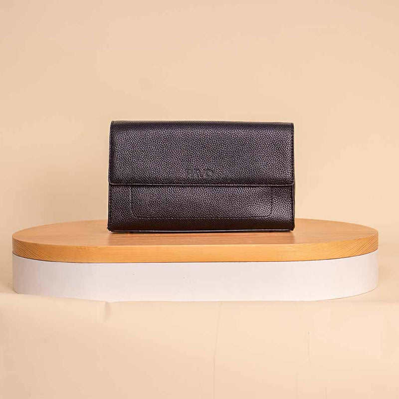 Pavo Black Small Handbag