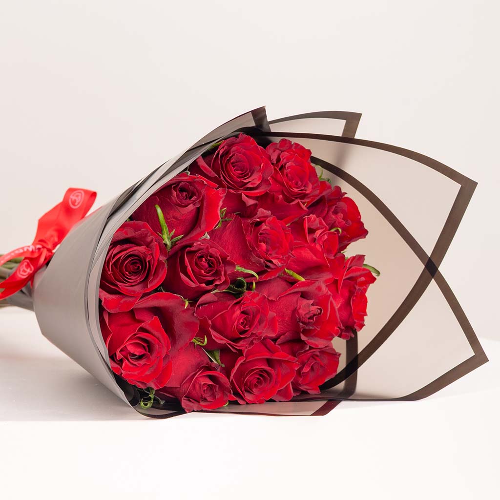 15 Red Roses Bouquet