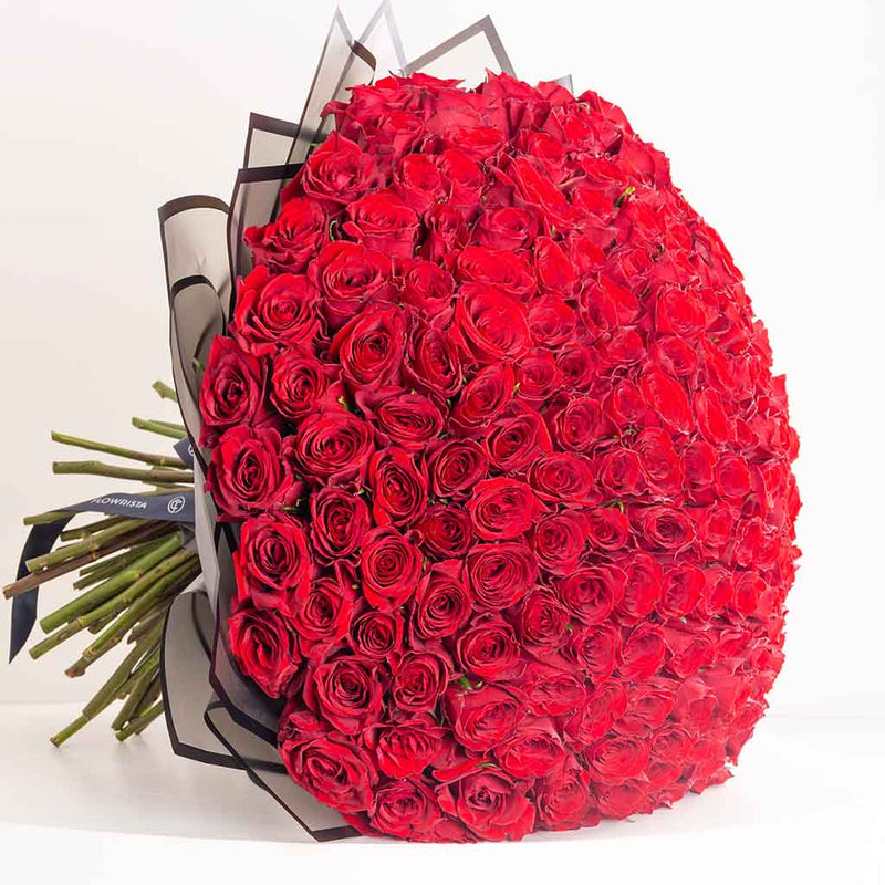 150 Red Roses Grand Bouquet