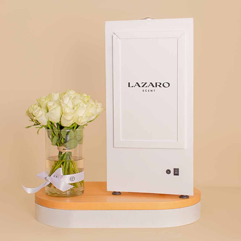 Lazaro Mega Plus Scent Diffuser And Vase of 25 Rose