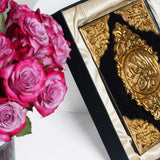 Ramadan Gift Set: Pink Roses Vase with Quran