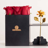 Patchi Chocolate Box and 9 red roses
