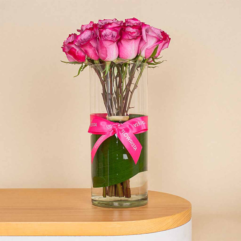 Passion Vase | 15 Rose
