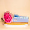 Passionelle Chocolate Baby Boy 1kg & Pink Roses Bouquet