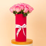 Pink Whisper Vase - 20 Stems