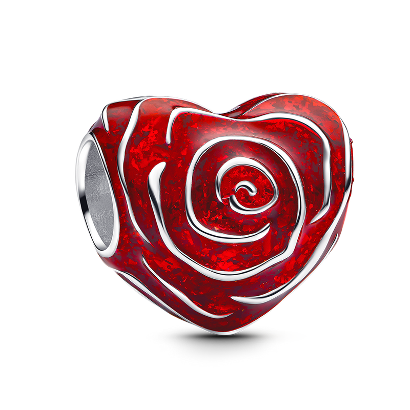 Pandora Rose Heart Charm
