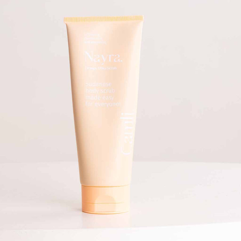 Nayra Body Butter Refill Bag & Nayra Orange Scented Dilka Body Scrub & Purple Roses Bouquet