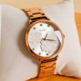Guess Women’s Watch And 15 Romantic Bouquet