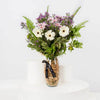 White Caranthantum & Gerbera Vase