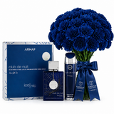 Armaf Club de Nuit Iconic Gift Set & Blue Carnations
