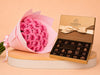 GodivaPremium Chocolate And Pink Roses