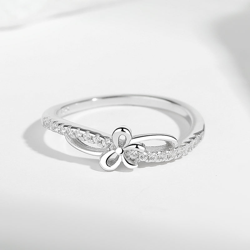 Silvara Butterfly Ring & Pink Hydrangea Basket