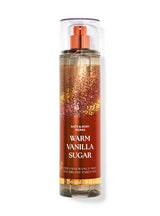Bath & Body Works Warm Vanilla Sugar fragrance mist bottle on a white background